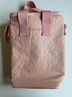 Sunnylife Pale Pink Insulated Tote Bag with Top Handles